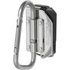 TAJIMA Safe System Detachable Tool Holder, Heavy-Duty Extra-Thick Stainless Steel, with Large Folding Carabiner, SFKHS-CLF, Attaches To Belt Later, Pr