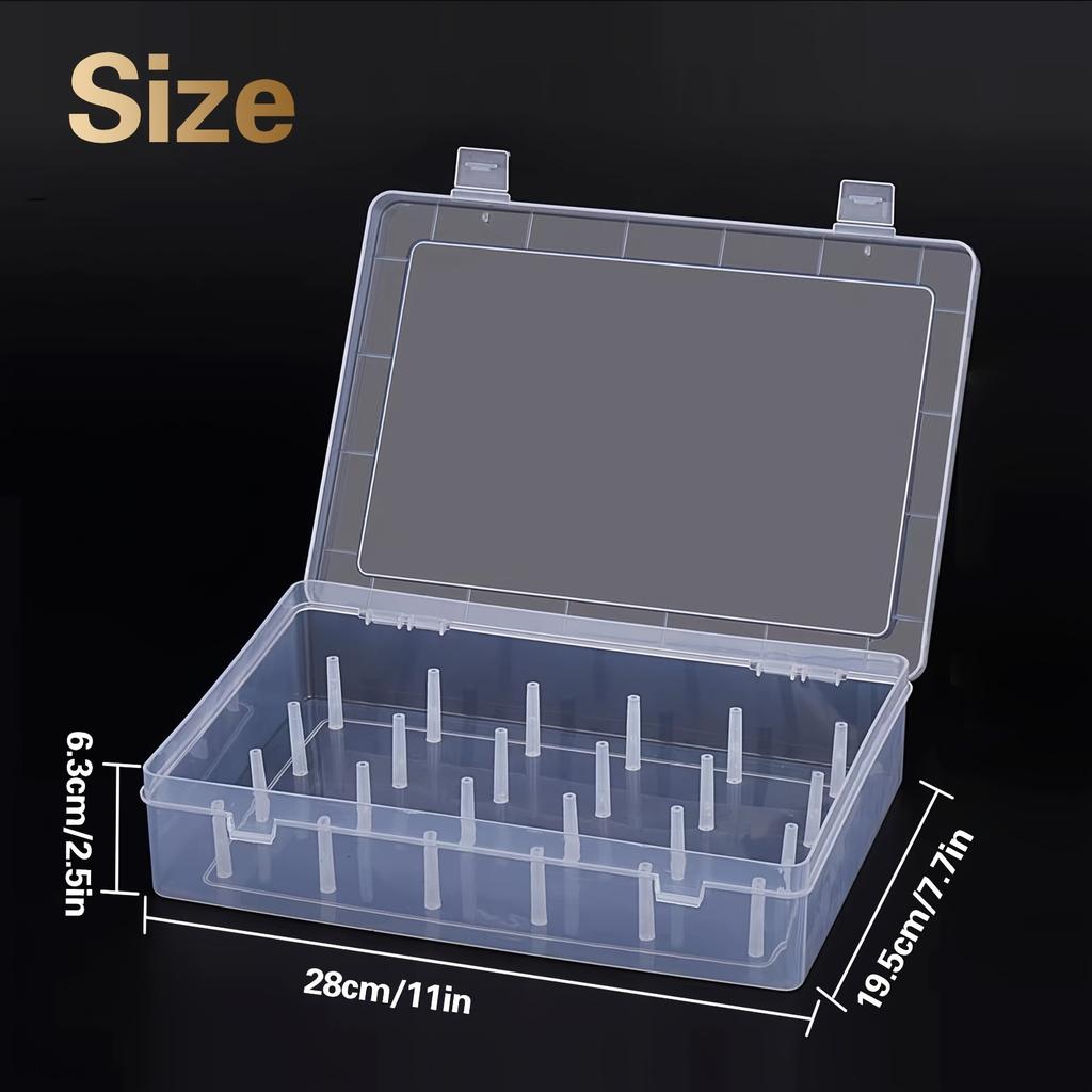 42-осевая большая емкость портативная бытовая коробка для ниток и иголок