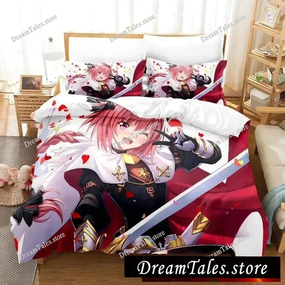 3D Печатный Аниме Fate - Астольфо Комплект Постельного Белья Мальчики Девочки Размер Twin Queen Пододеяльник Наволочка Постельное Белье Дети Взрослые Домашний Текстиль