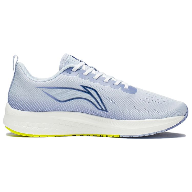 Li Ning Red Rabbit 5 Shock Absorbing Non-Slip Durable Low-Top Running Shoes Men Running Shoes White Purple ARMS009-4