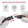 MHPOWOS 3.5/6M Solar Panel Extension Cable 14AWG Solar Extension Cable Kit With Female Male Connectors For RV Spower Station