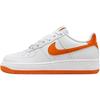 Кроссовки Nike Air Force 1 Low для детей, скейтбординг, Бело-оранжевые, Детские, FV5948-113