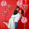 Folding Heart Paper Ball Paper Hanging Lantern Cartoon Valentine's Day Lanterns  Wedding Party