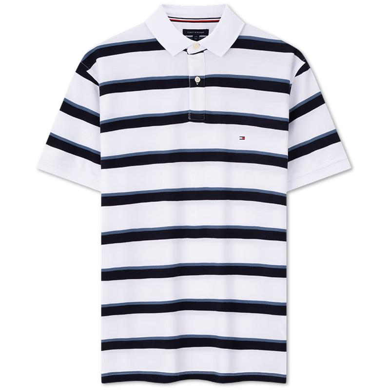 Tommy Hilfiger Мужская поло из пике с полосками
