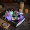 Half Face Mask Feather Flower Mask Lace Venice Masquerade Mask Princess LED Glowing Mask  Carnival