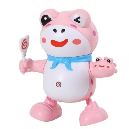 Игрушка со светом и музыкой на батарейках Забавная танцующая лягушка Интерактивная игрушка для развлечений