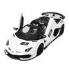 Большая модель суперкара Lamborghini Aventador SVJ в масштабе 1/18, имитация деталей интерьера, коллекционные украшения для взрослых, подарок для мальчика, игрушки на Хэллоуин