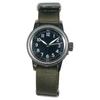 M.R.M.W. Men's Military Watch, Type A-11, 12H, Black Dial, Green Nylon NATO Strap