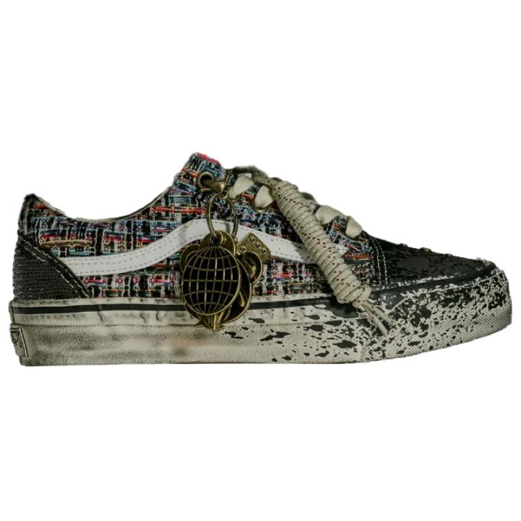 Vans LX OLD SKOOL Скейтбордические кроссовки Унисекс Черный Белый VN000D9VDE2