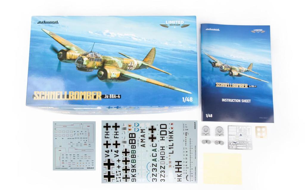 Eduard 1/48 Limited Edition Schnellbomber Ju88A-4 Plastic Model Kit EDU11194 (Airplane)