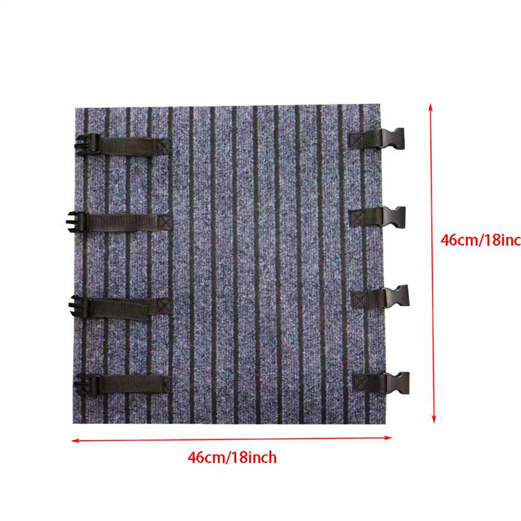 Rv Stair Rug Non-slip Motorhome Stair Covers Adjustable Weather Resistant Trailer Ladder Protector for Beach Camping Tailgate