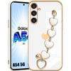 Protective Case - Booling - for Samsung Galaxy A54 5G - Ultra Slim - Scratch-Resistant - Heart Bracelet
