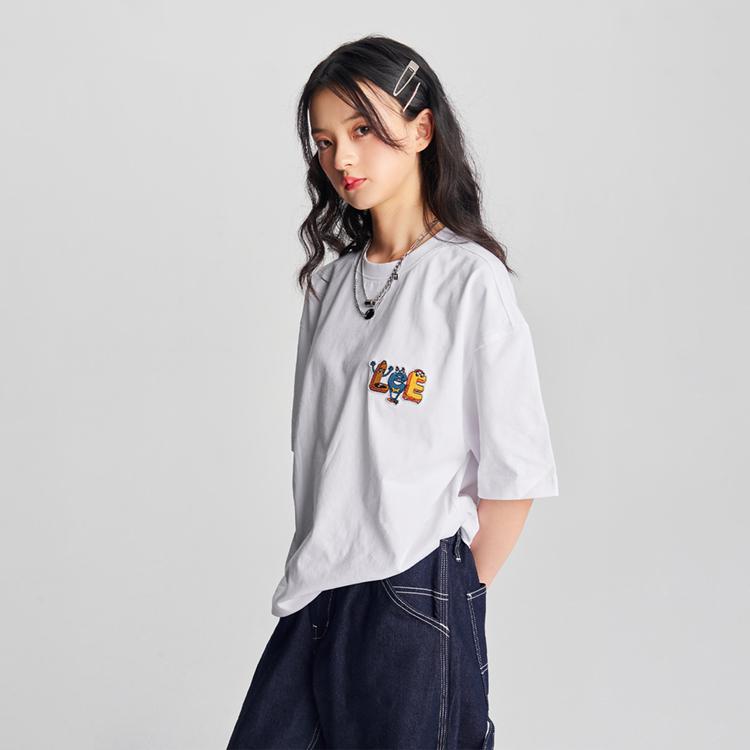Lee X Melting Sadness T-Shirts Unisex White Crew Neck LUT0092004DR00FK14000
