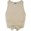 Urban Classics Womens/Ladies Front Knot Crop Top