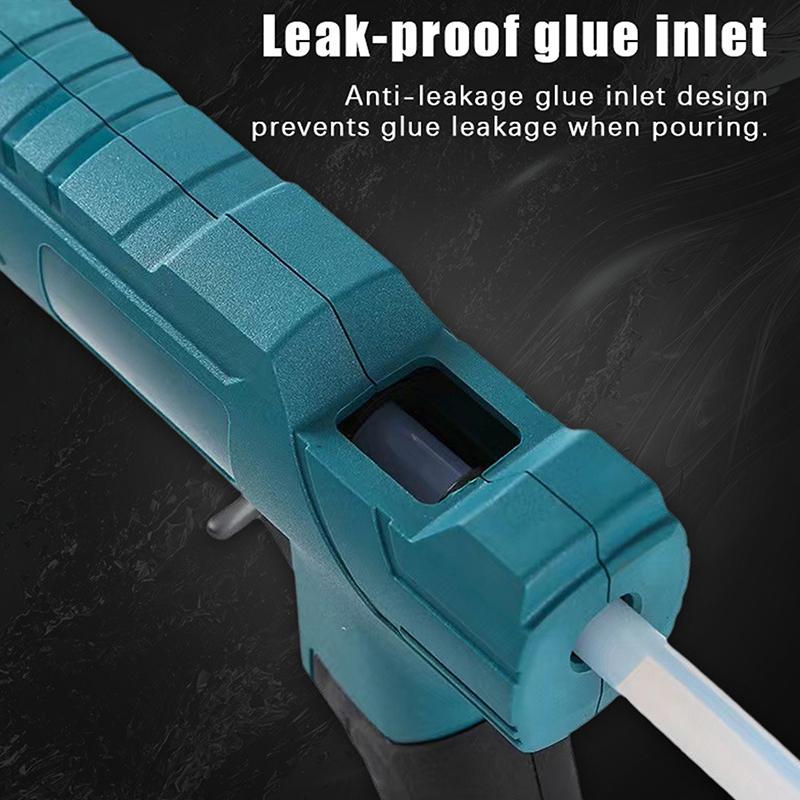 Электрический пистолет для термоклея Беспроводной клеевой захват Клеевой стержень 11 мм Термосварка Воздушный пистолет (Нет батареи) Подходит для аккумулятора Makita 18 В