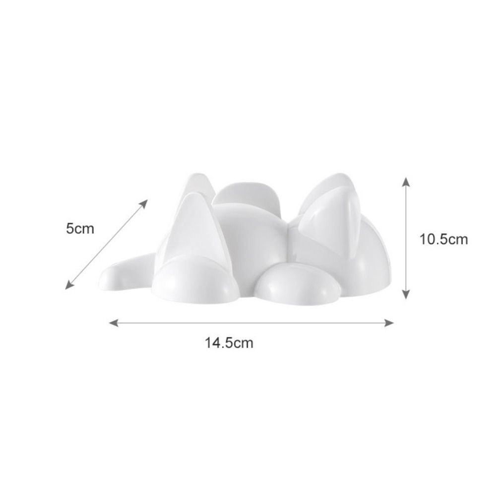 Large Size Cat Shape Onigiri Mold White Sushi Mould Mashed Potato Mold Complementary Food