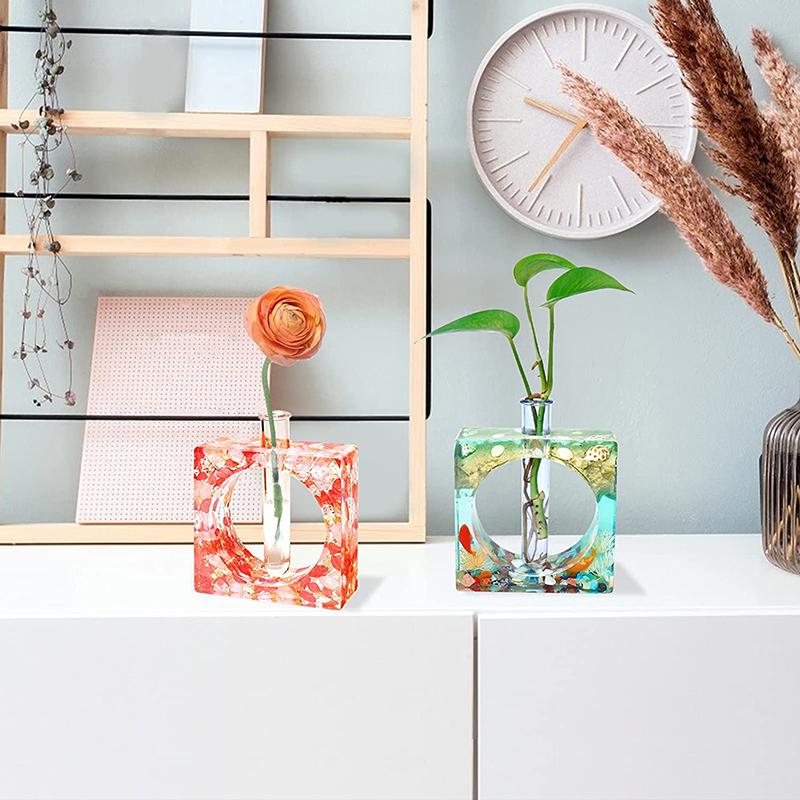 WCIC новая кристальная форма для рукоделия из эпоксидной смолы, украшение дома, силиконовая форма, ручной инструмент, современная ваза, гидропоника, ветка цветов