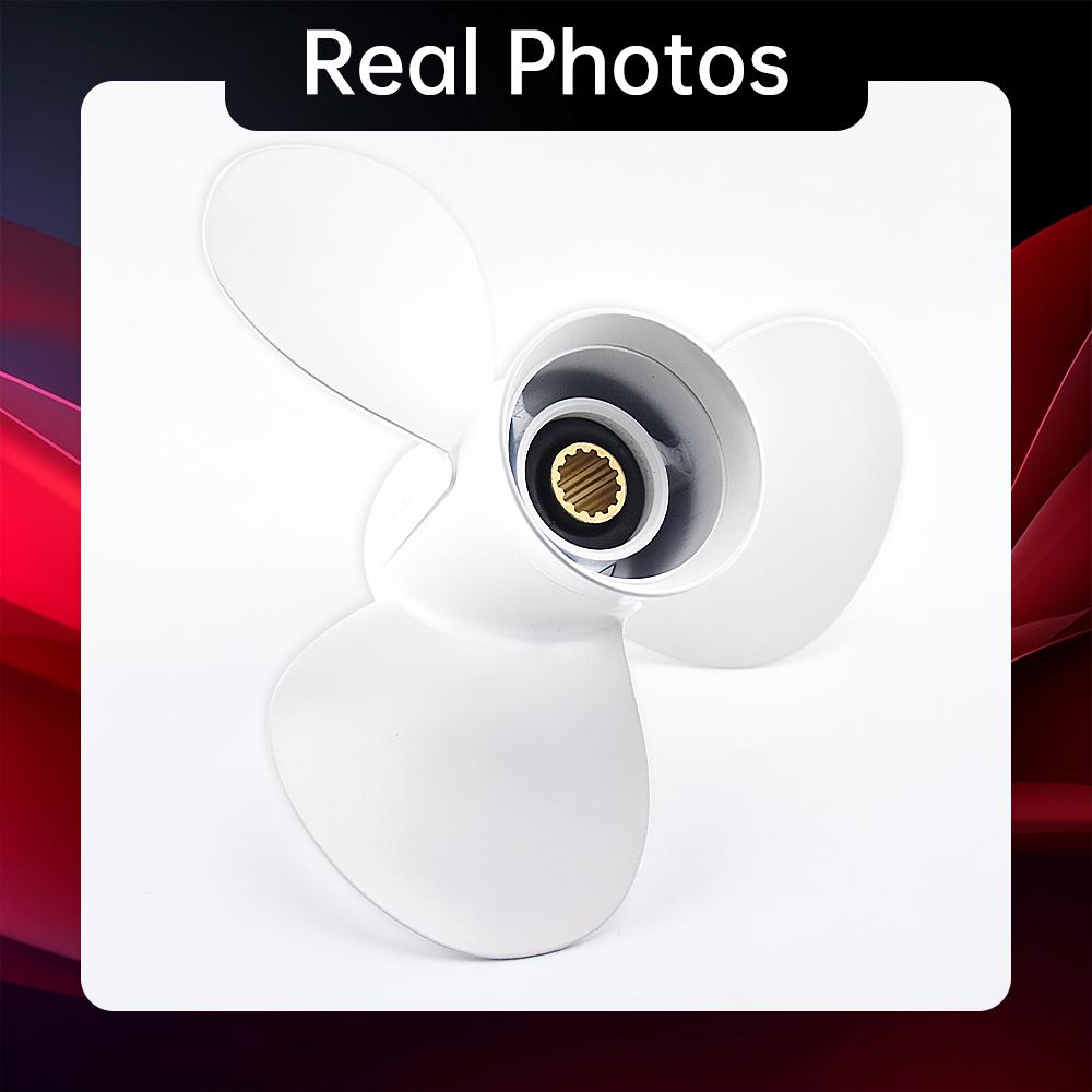 Подвесной гребной винт для Yamaha 20hp 25hp 30hp 40hp 48hp 50hp 60hp 11 3/8*12, винт из алюминиевого сплава, морской двигатель, 3 лезвия, 13 шлицев