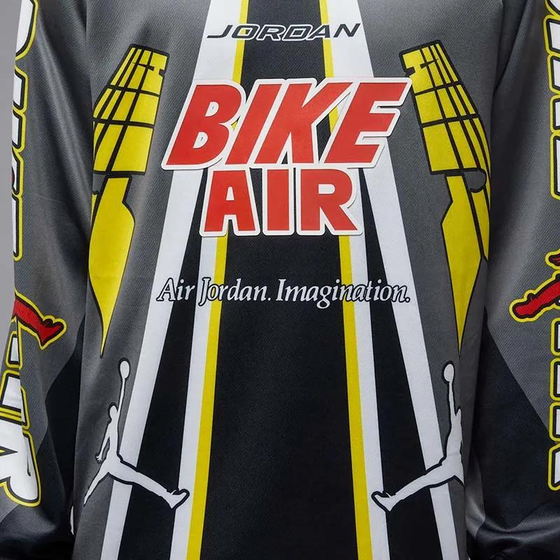 Jordan X Nigel Sylvester Collaboration SS25 Comfortable Simple Fashion Long Sleeve T-Shirt Domestic Version Unisex Tops Gray HQ1730-068