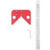Center Scribe, Center Gauge, Square Center Scribe, Center Square, 45/90 Ruler, 45/90 Right Angle Line Gauge, Woodworking Marking Gauge, Center Find