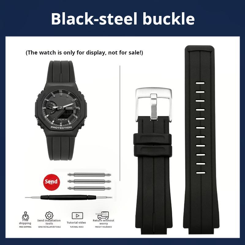 Силиконовый браслет Для Casio G-SHOCK GA-2100 Силиконовый ремешок GA2100 GA2110 GA-B2100 DW5600 GM5600 Модифицированный мужской резиновый ремешок для часов