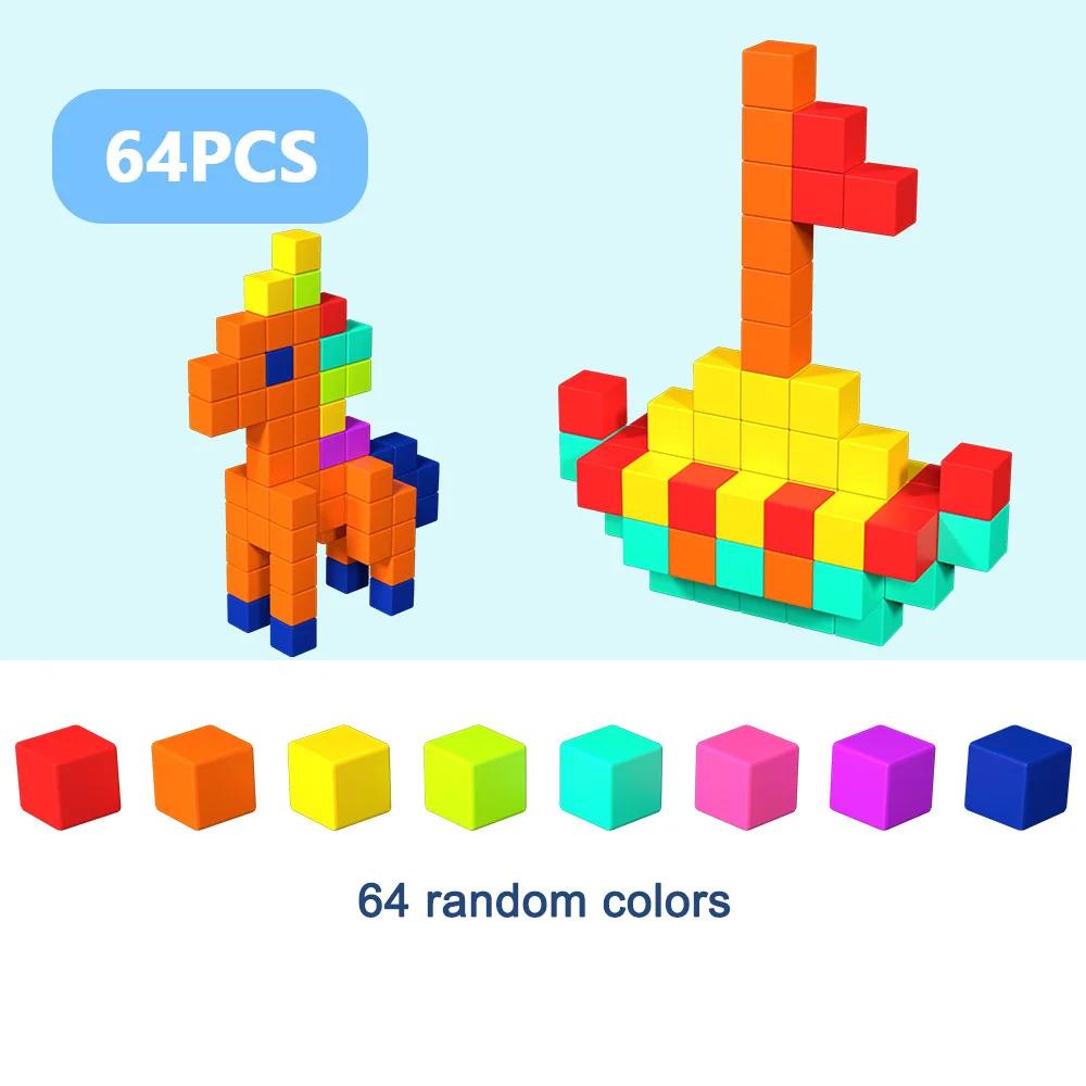 Children Puzzle Toy Building Blocks Set Used For Enlightenment And Development Brain Power And Large Particle Block