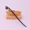 Hair Clasp Ladies Gift Wooden Vintage Ebony Accessories Guajacwood Hairpin