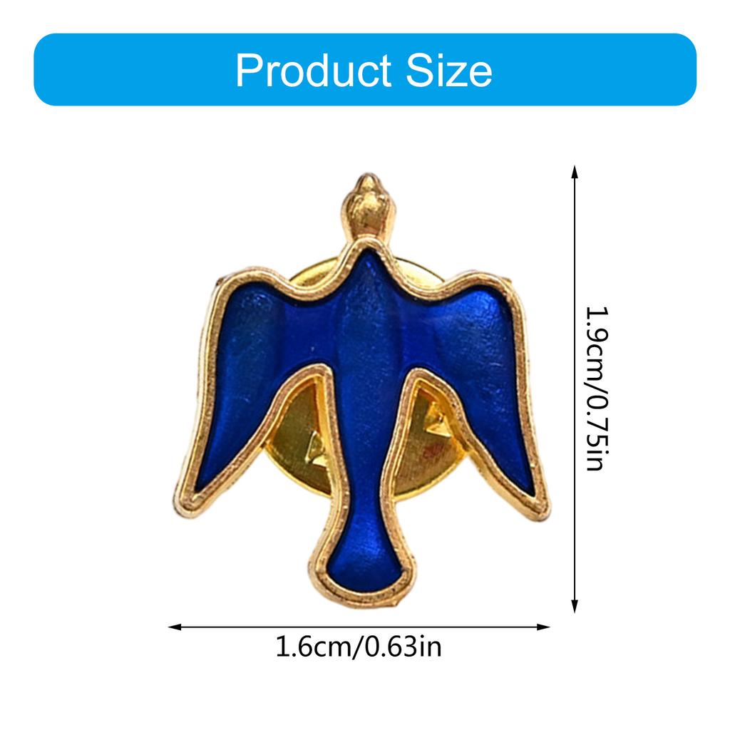 Pack of 10 Multifuntional Doves Brooch Small Doves Brooch Alloy Texture Fashion Lapel Pin for Parties and Casual Wear