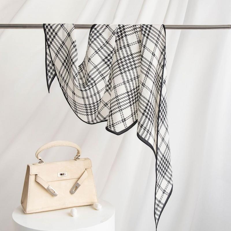 Versatile Elegant Mulberry Silk Scarf Women Office Commute Sun Protection Warmth