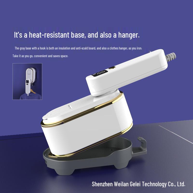 Портативный ручной отпариватель и утюг для одежды - Большой электрический сухой/влажный пар для домашнего использования