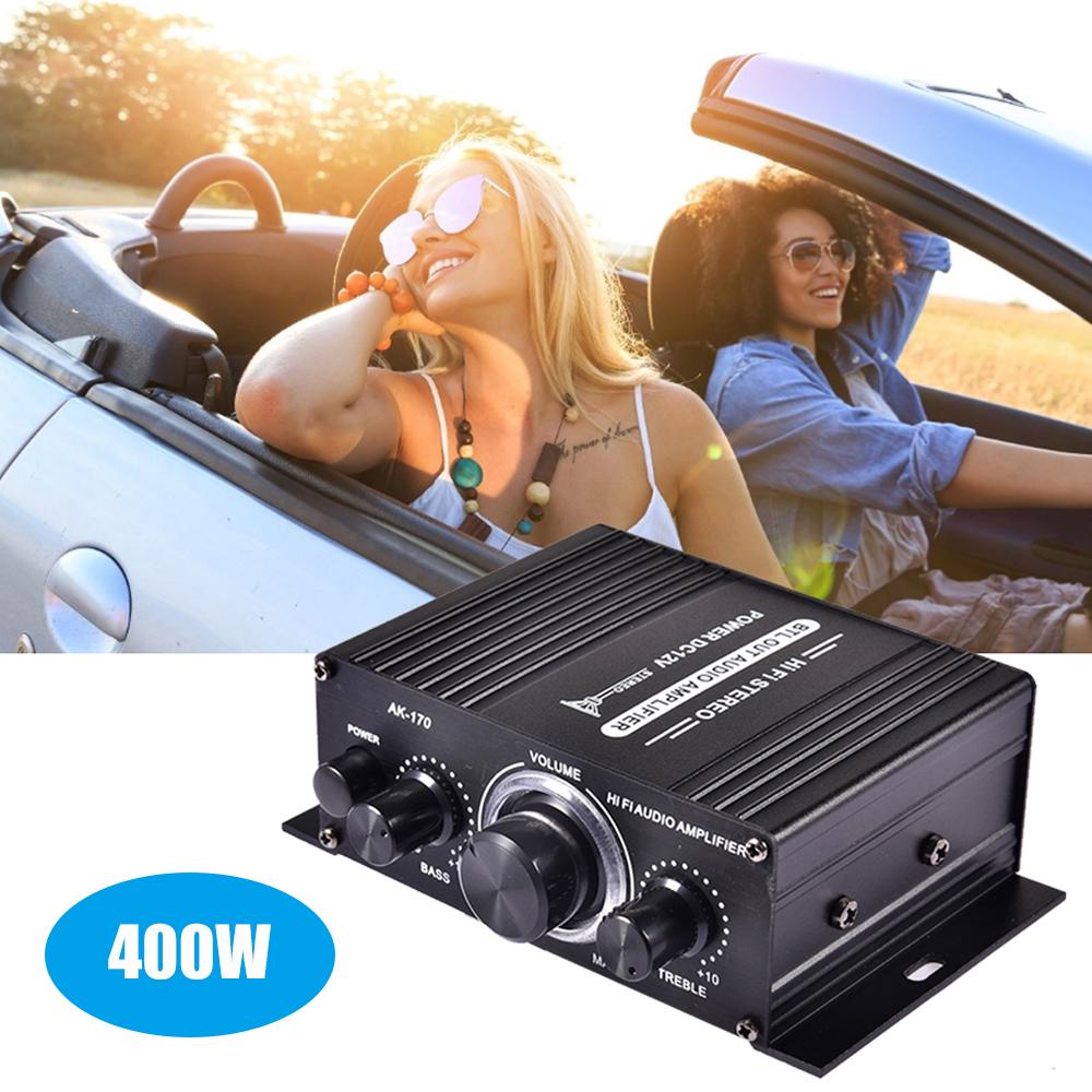 400 Вт DC12V BT усилитель HiFi автомобильный стерео музыкальный приемник FM MP3 усилитель мощности