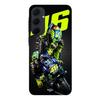 Чехол для телефона - MANIACASE - Samsung galaxy A55 - Силикон - Мягкий - Логотип Valentino Rossi Motogp monster