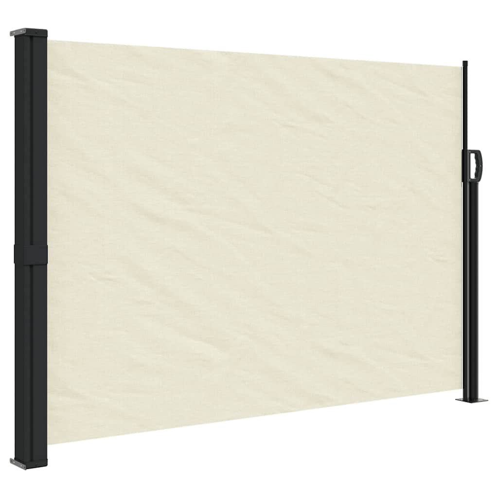Retractable Side Awning Cream 140 x 300 cm