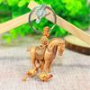 Pendant Kids Toy Bag Charm Lucky Horse Keychain Weaving Key Chains Lucky Horse Keyring Key Holder