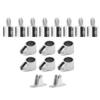 16 PCS Boat Bimini Top Fittings Hardware Set Stainless Steel Deck Hinge Accessory for Boats Kayaks