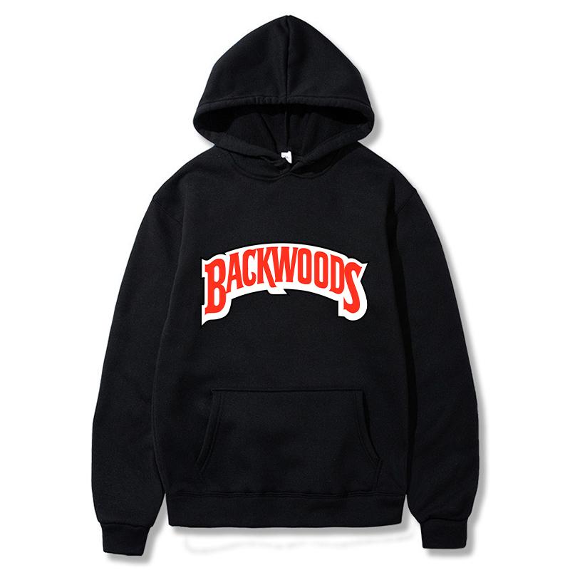 Backwoods Hoodies Women Unisex Fashion Letter Graphic Printed Sweatshirts Women Casual Harajuku Streetwear Hooded Pullover Sportwear