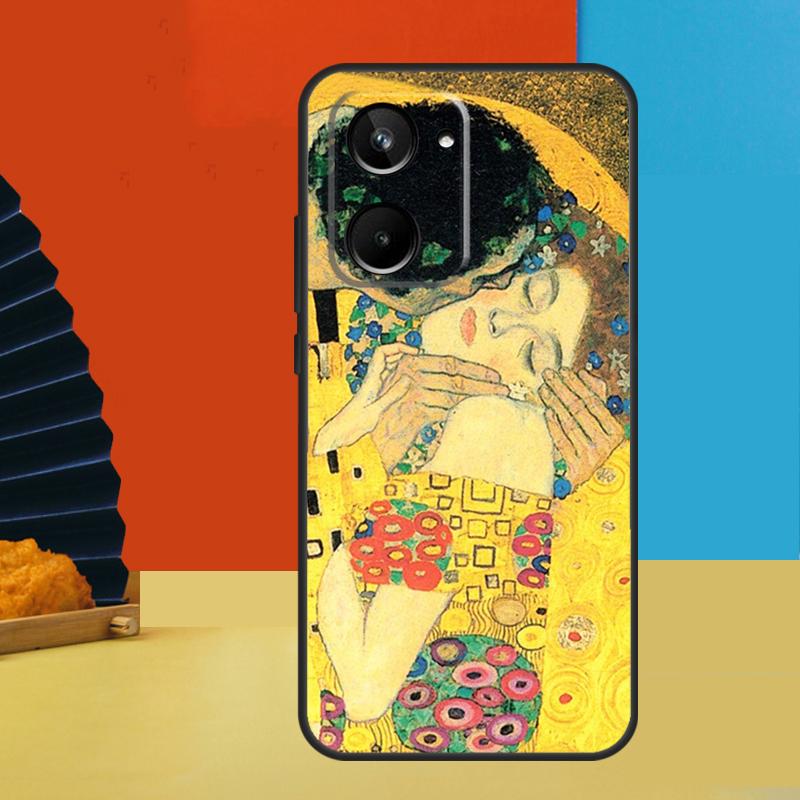 Чехол Gustav Klimt Kiss Art для Realme 15 Pro 10 11 12 13 14 Pro Plus GT6 GT7 C51 C53 C55 C61 C63 C65 C67 C71 C75