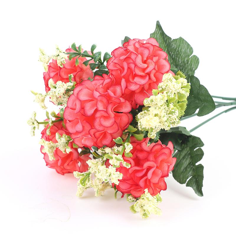 1 букет 5 головок гортензии шелковый цветок искусственный цветок держит цветы декор