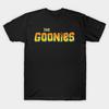Мужская черная футболка с принтом The Goonies Печать на трансферной бумаге без вырезания Хлопковая футболка