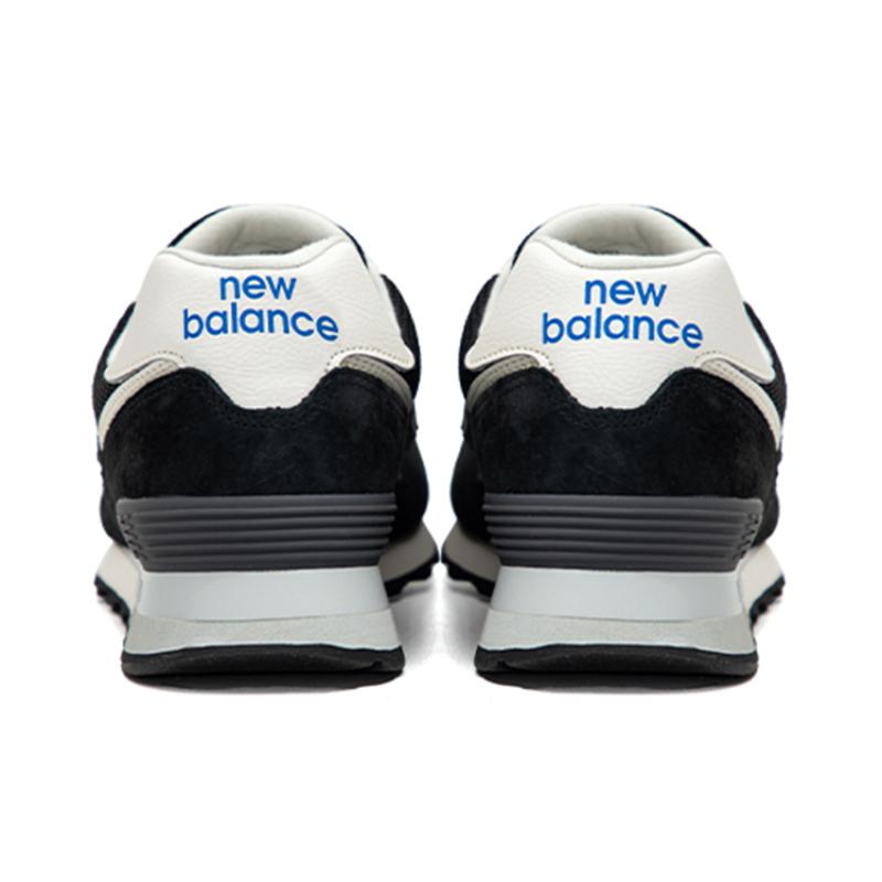 New Balance 574 Черно-бело-серые кроссовки U574BK2