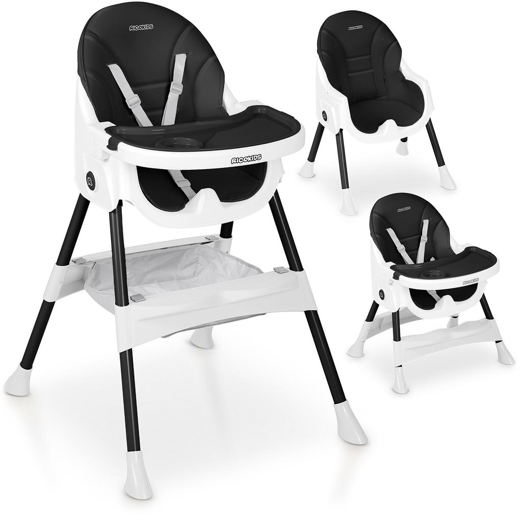 Ricokids Mani Feeding Chair Black
