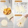 Heat Resistant Silicone Gloves Anti-scald Thickened Microwave Oven Kitchen Gloves Baking BBQ Gloves Anti-slip Insulation Mitts
