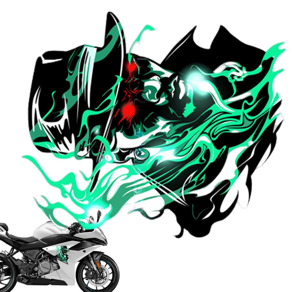 Крутые наклейки для грузовиков ПВХ наклейки на автомобиль в виде черепа с прочным клеем водонепроницаемые декоративные наклейки с черепом на автомобиль