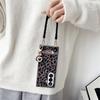 Применимо к Samsung ZFold7 складной чехол для мобильного телефона с принтом леопарда и вставками, любовь, плюшевый, портативный, ZFold6, противоударный защитный чехол