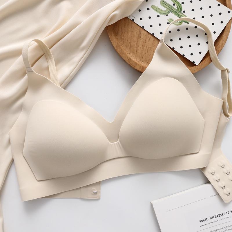 Comfortable Seamless Wireless Bra for Small Chest - Smooth One-Piece Design