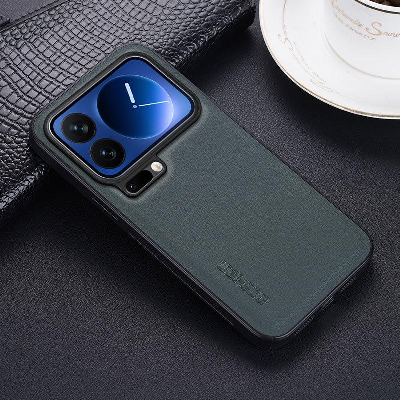 Xiaomi 17 Pro Max Матовый чехол для телефона с текстурой кожи, Защитный чехол от падений