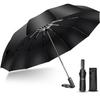 Folding Umbrella Extra Large 12 Big Automatic Super Water Rainy Season Typhoon For Both Sunny and Rainy UV UV Storage Pouch Included [New Release,
