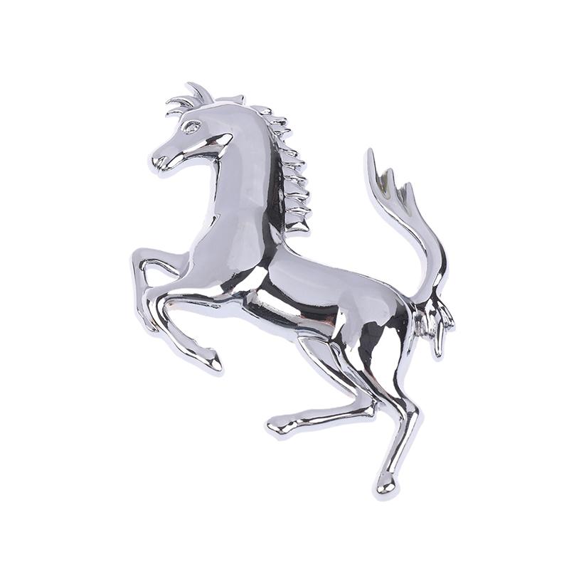 3D Metal Running Horse Emblem Stickers Car Personalized Sticker Decal Auto Window Body Side Tail Bumper Badge Sticker Decoration