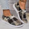 Women Canvas Slip On Flat Sneakers Lightweight Breathable Espadrilles Loafers Shoes Comfortable Casual