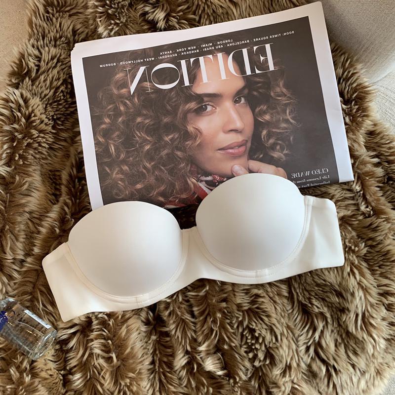 Women's Seamless Underwire Half-Cup Underwear: Ideal for Small Chests, Sexy, Versatile, Thin Top, Thicker Bottom, Gathered Design